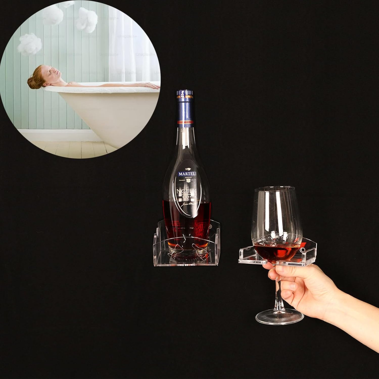 Amazon.com: WANLIAN Wine Glass Holder Beer Holder Beer & Wine Glass ...