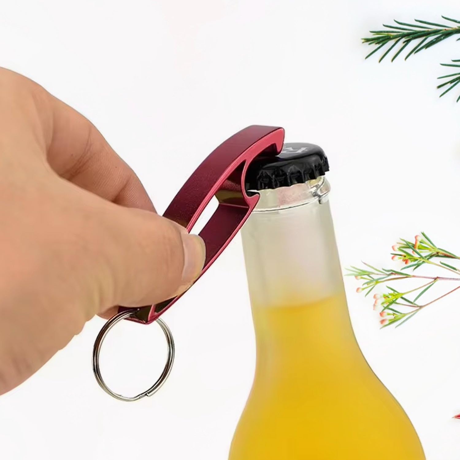 Metal Bottle Opener Keychain (1 Pc)-image-34