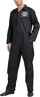 TopTie Customize Long Sleeve Coverall with Name or Logo, Regular Size