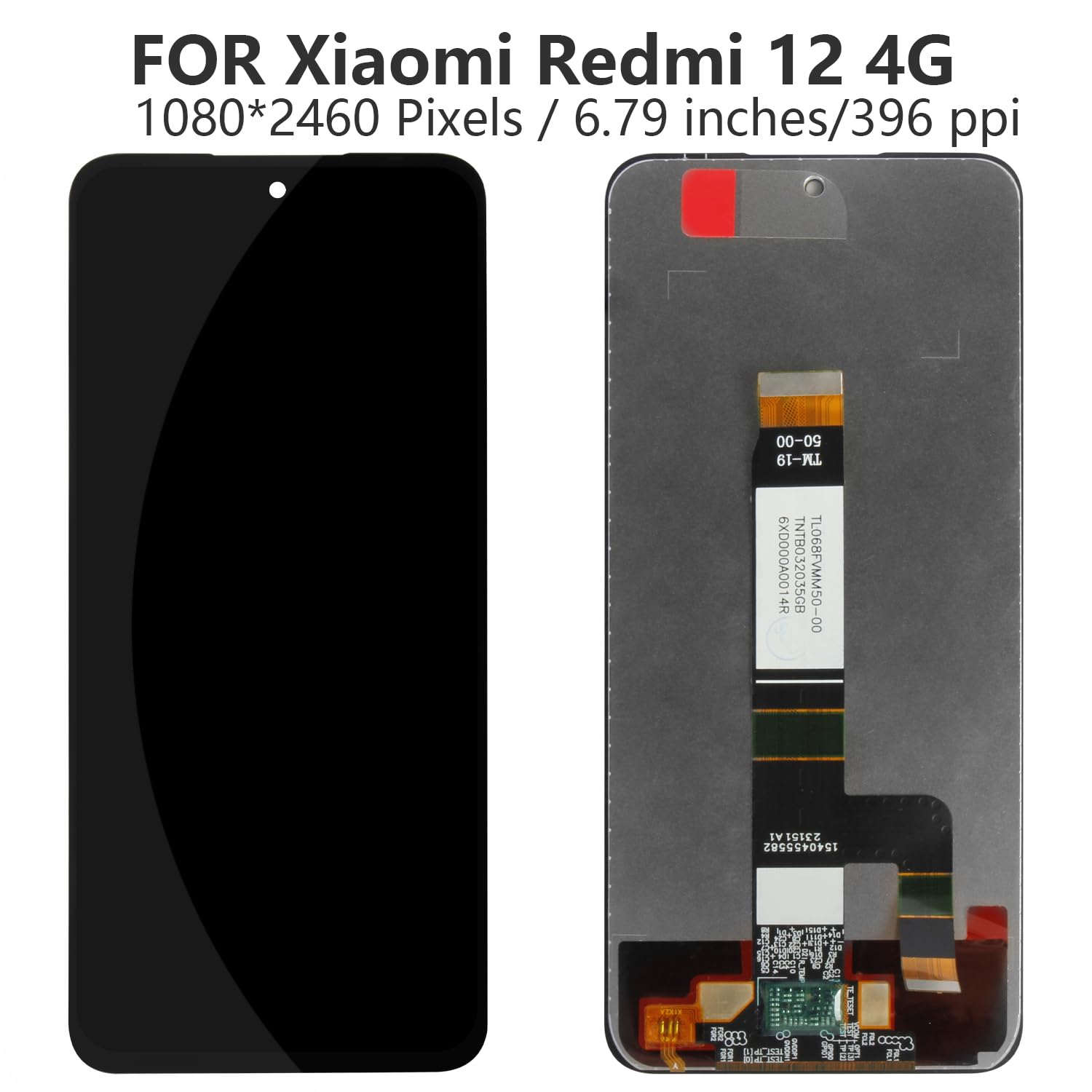 Redmi ディスプレイ本体 Amazon.com: INCELL for Xiaomi Redmi 12 Screen Replacement, for