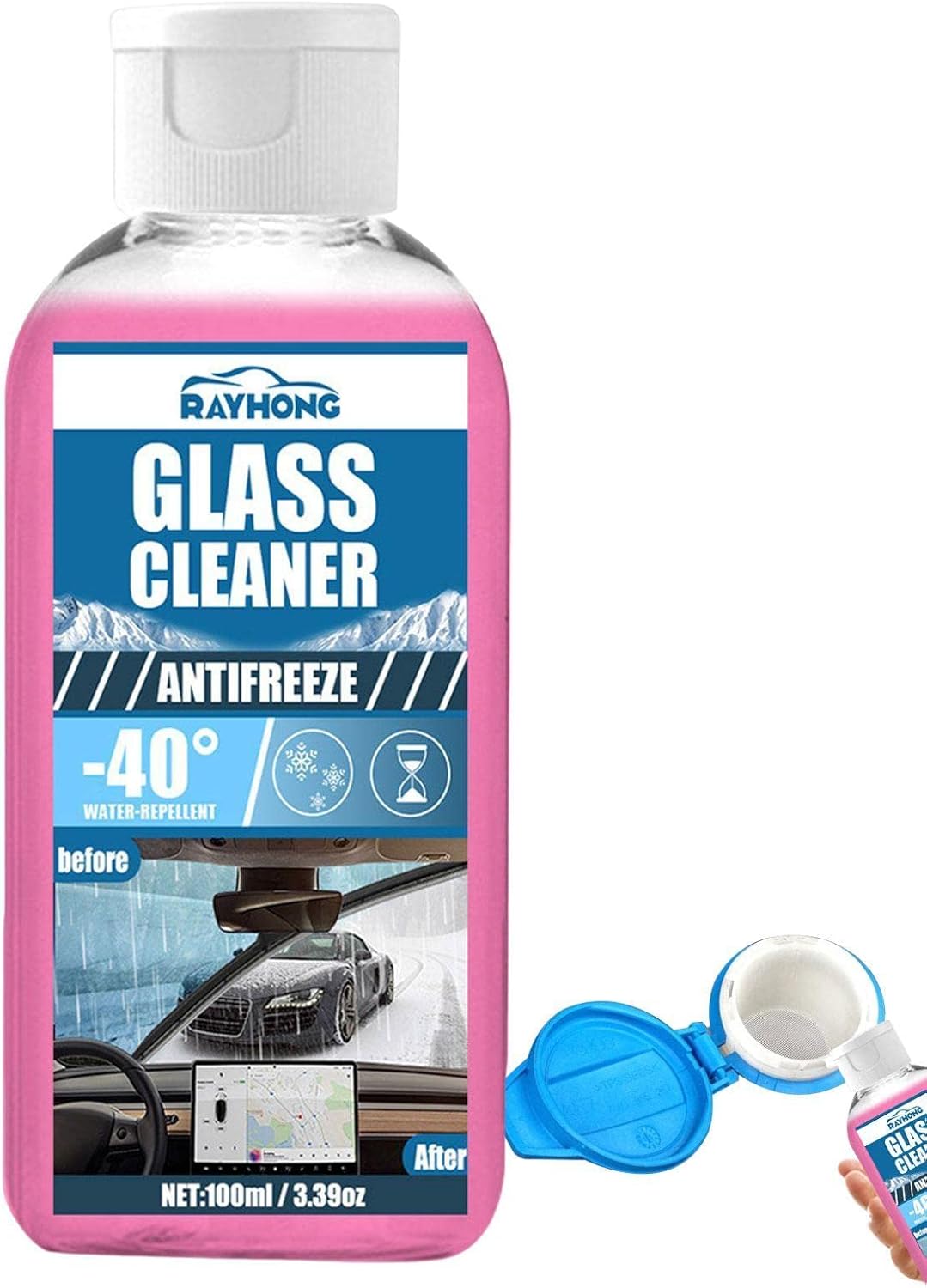 Bexdug Scheibenenteiser-Spray | Scheibenentfroster und Enteiser | Autoscheibenreiniger ...