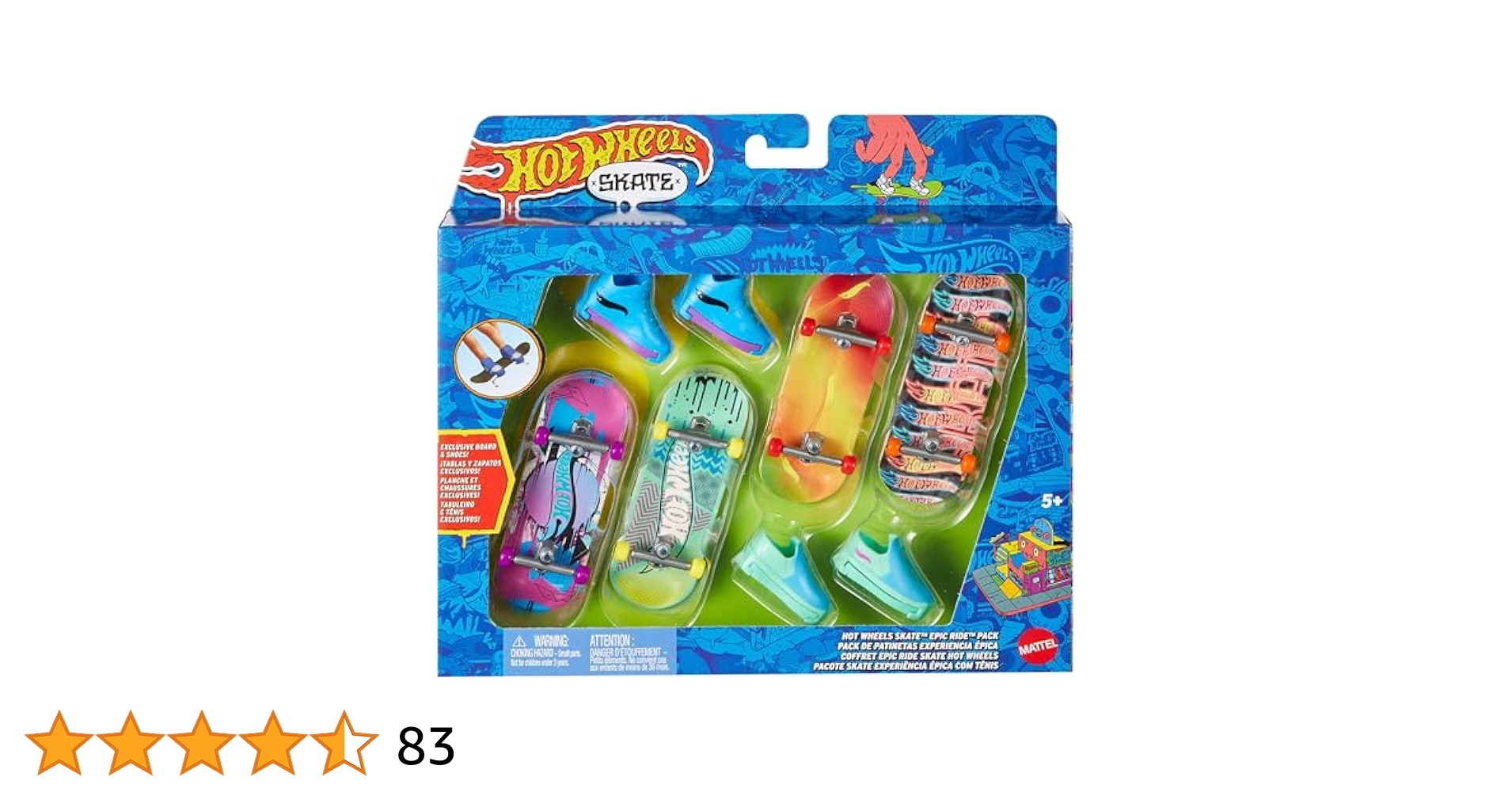 大人気　アメリカ　ホットウィール 指スケ　トニーホーク　コラボ Amazon.co.jp: Hot Wheels スケートトニーホーク 指板4枚