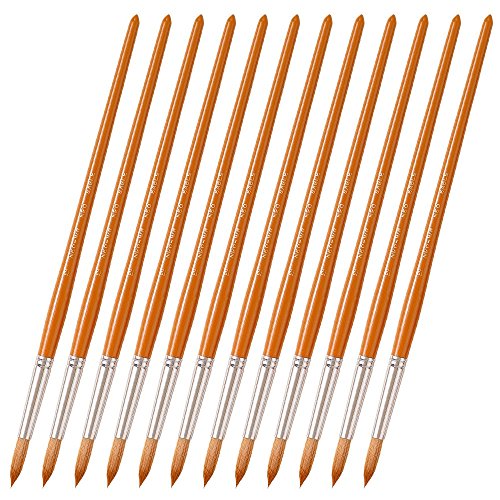 ヴァンゴッホ 水彩画筆 ネオセブロン ラウンド 12号 GNEO-WR#12(12) 12本