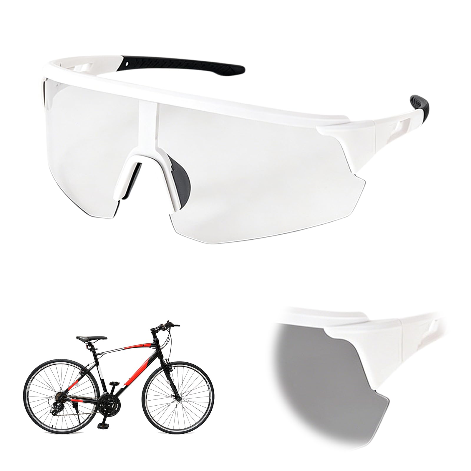 Gafas de sol fotocromáticas transiciones PC antideslizantes para