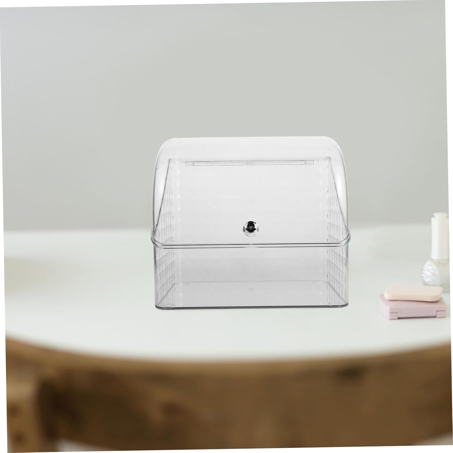 Makeup Box Countertop Makeup Organizer Makeup Display Case Beauty Organizer Coffee Pod Holders Perfume Case Skincare Storage Makeup Brush Holder Makeup Storage Pp Transparent