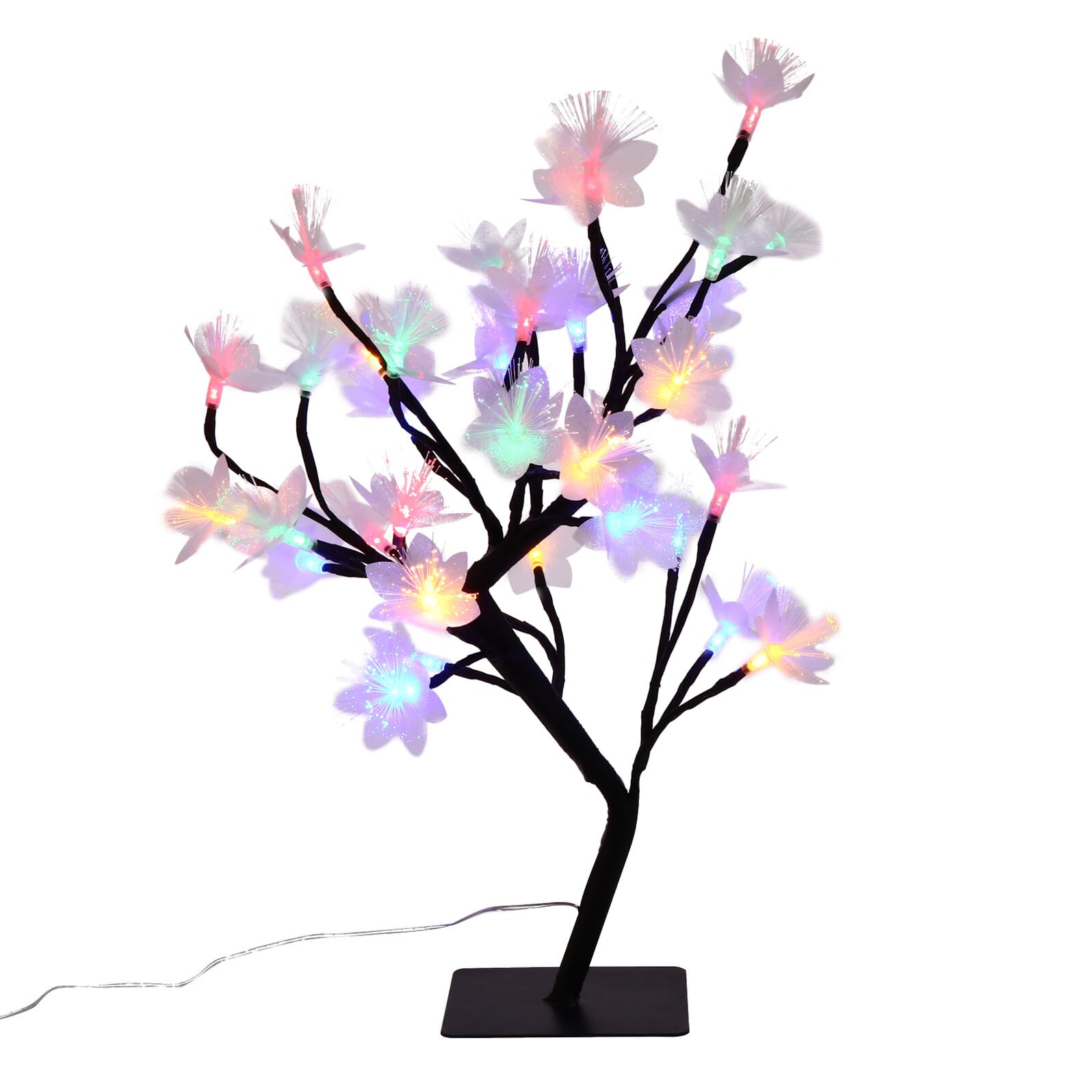 Künstliche Baum LED Lampe mit Farbwechsel, Verstellbare Zweige, 1 Stück