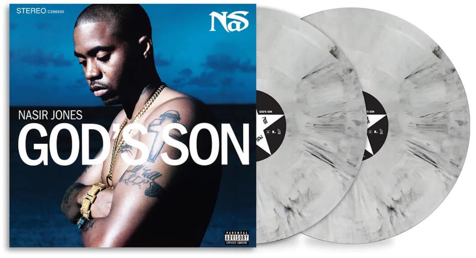 Nas God’s Son Double White Marbled Color Vinyl LP RSD 2026 33 RPM