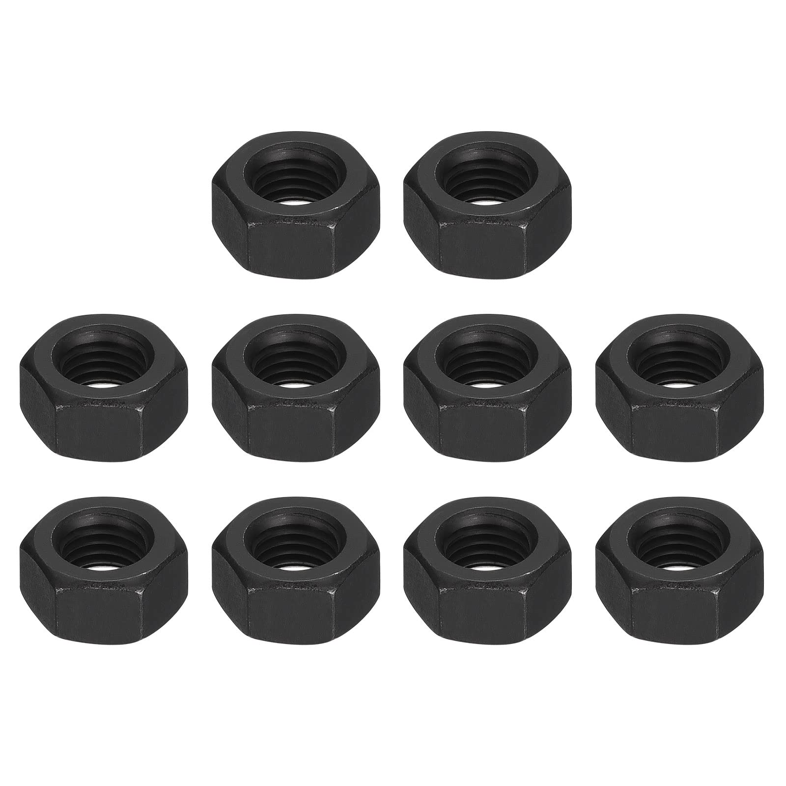 1/4 inch zeskantmoeren, roestvrije verbindingsmoeren voor camera-schroefdraad, statief en telescoop, duurzaam en robuust, bevestigingsschroef van gelegeerd staal, robuust, roest niet (10