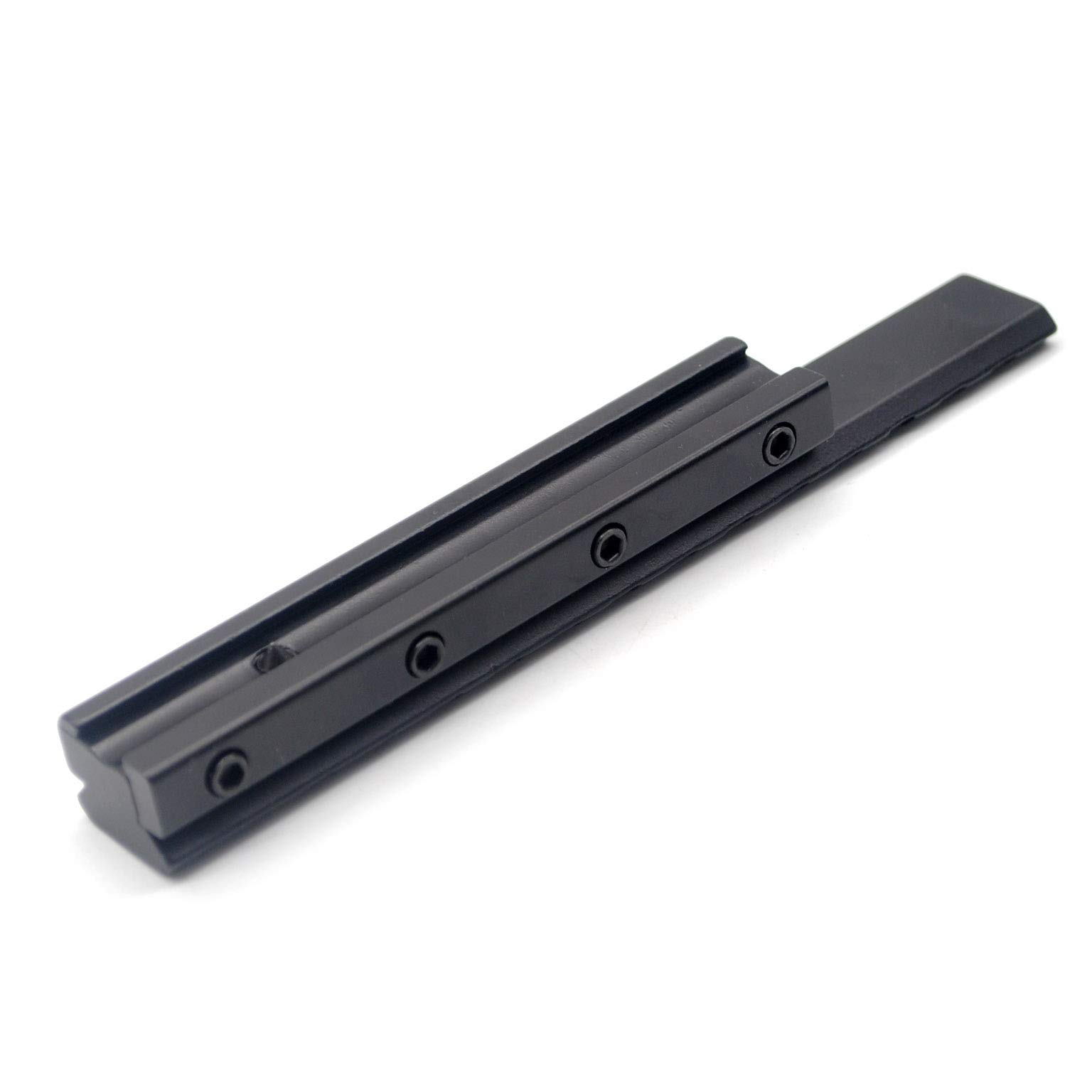 TRIROCK 155mm Dovetail Rail 11mm to 20mm Weaver Picatinny Adapter Scope Mount