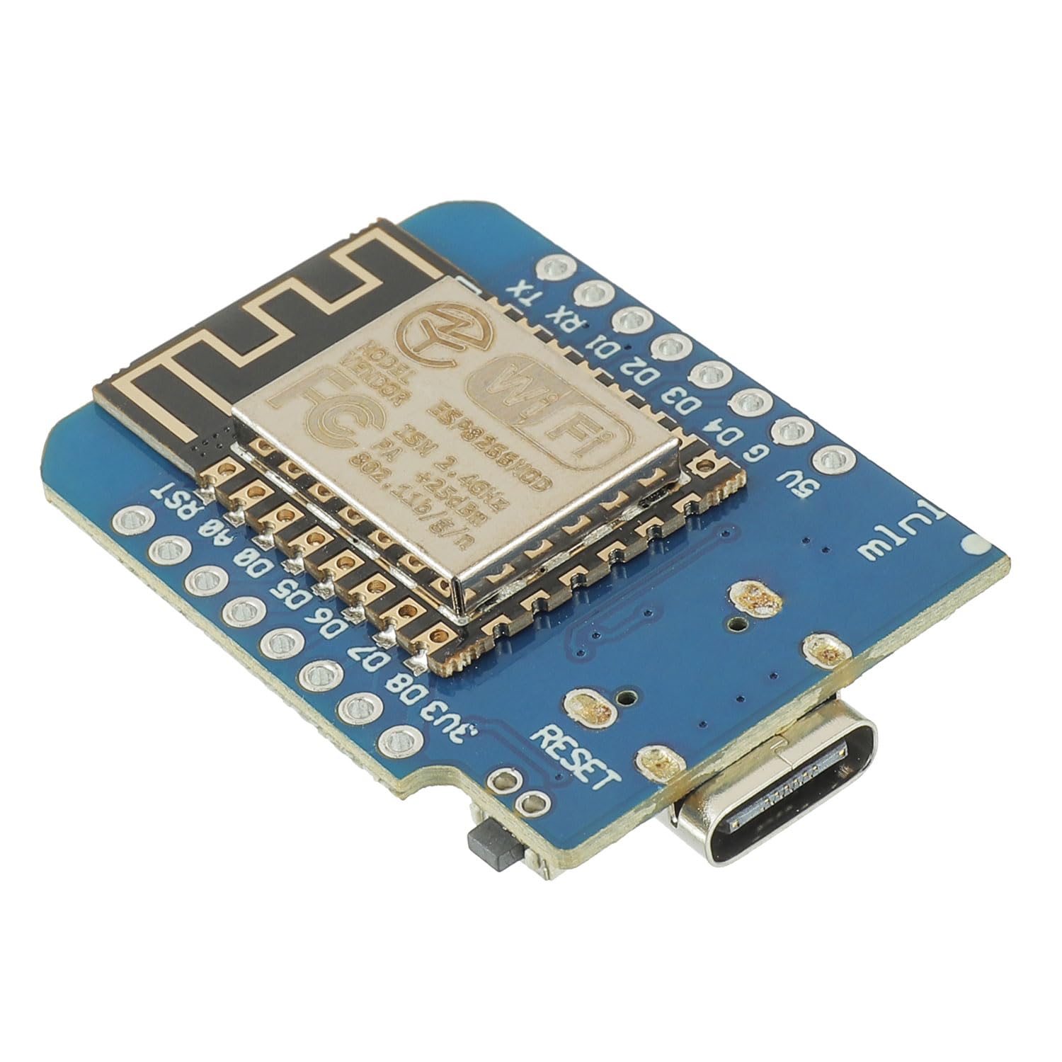 3 Pezzi ESP8266 Scheda di Sviluppo Mini ESP8266-12F NodeMCU Modulo WiFi Chip Interfaccia Type-C Compatibile con Arduino