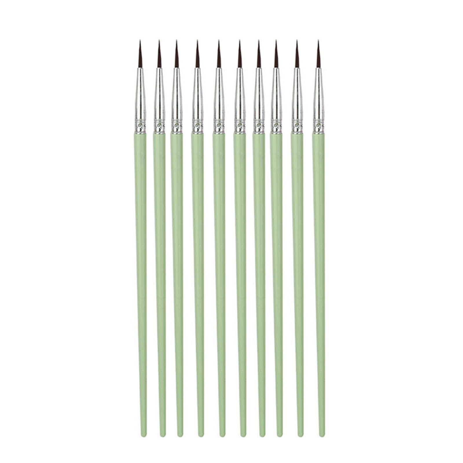 10Pcs Watercolor Pen Paintbrush Nylon Hair Paint Brushes Artist Oil Painting Brush for Professional Art Paint Brush