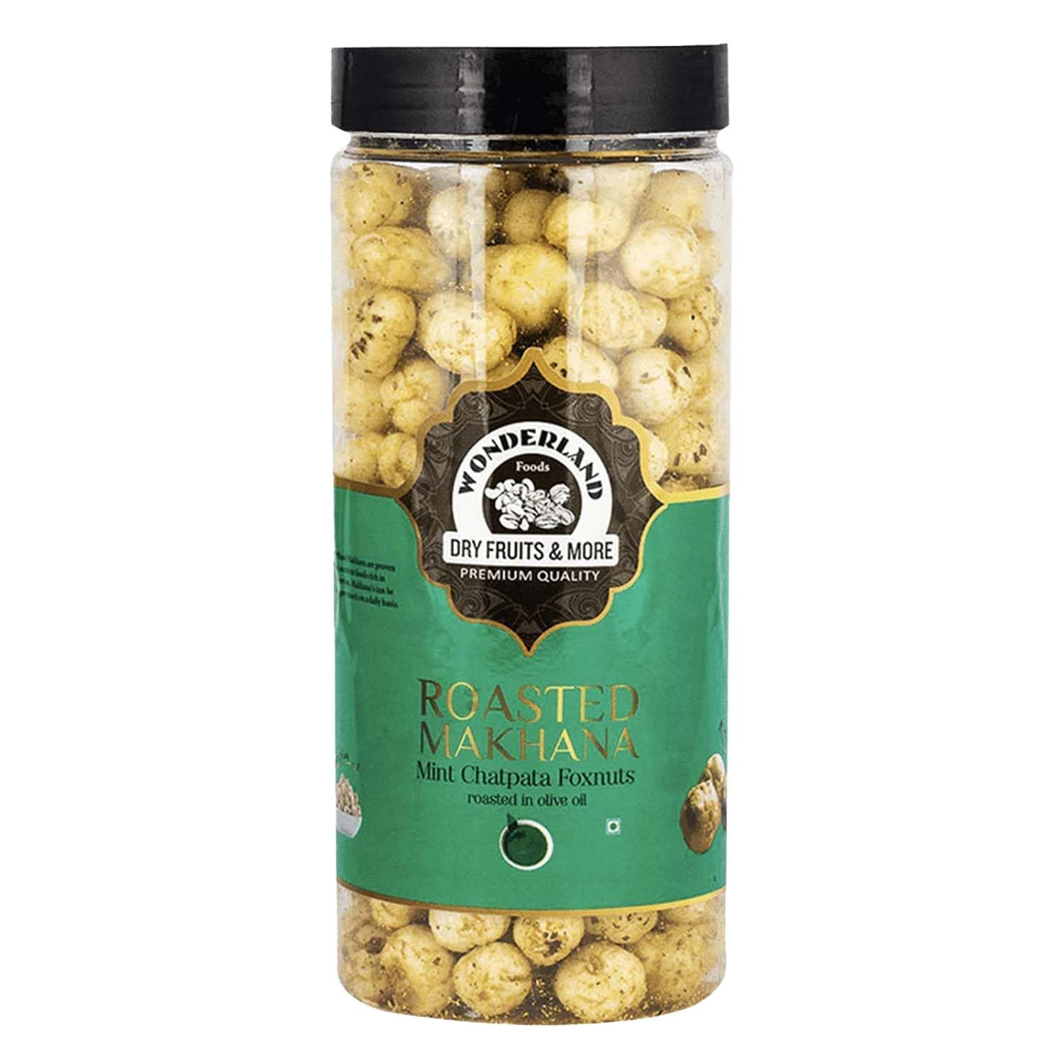 WONDERLAND FOODS Roasted & Flavoured Mint Chatpata Makhana (Foxnut) 100g Jar (B078XYZQ2G) Amazon Price History, Amazon Price Tracker