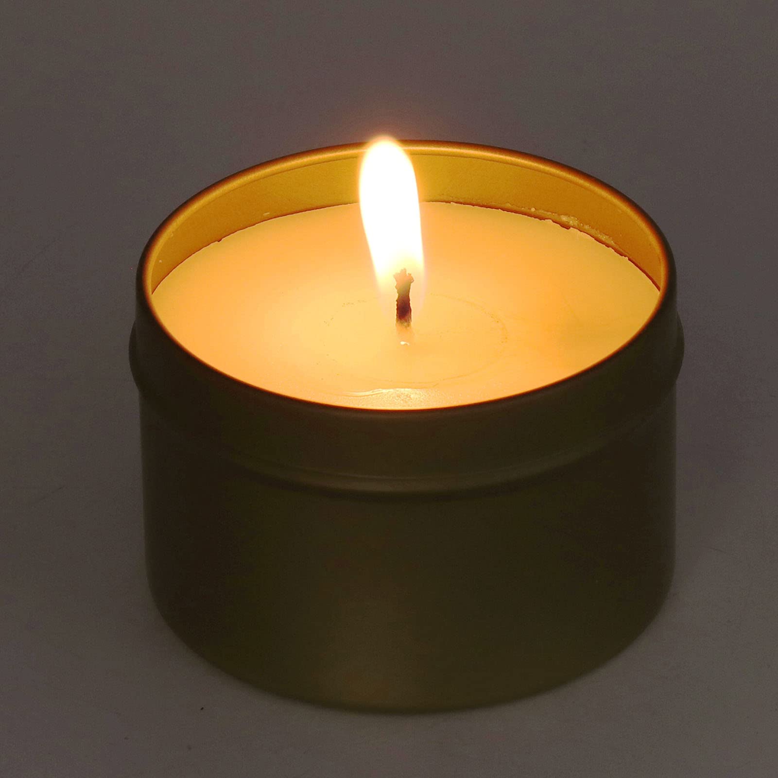 Candela Di Emergenza 24 Ore, Candela Di Sopravvivenza Con Cera D'api Candela Di Sopravvivenza Antivento Impermeabile Senza Fumo Candela Di Sopravvivenza Luminosa Di Lunga Durata Per Emergenza(Oro)