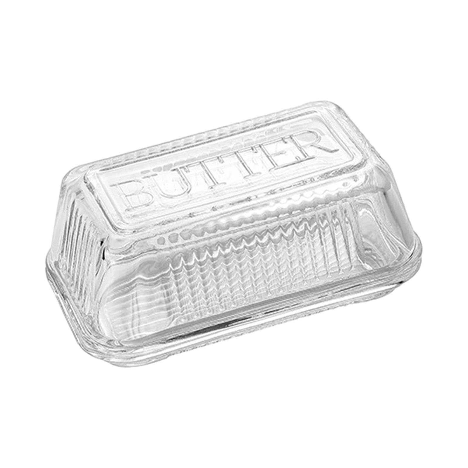 Amazon｜Generic バターディッシュ ガラス製保存容器 キッチン収納用