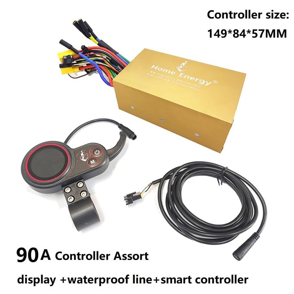 Brushless Motor Controller Elektrisches Fahrrad Dual Transmission Controller Wasserdichtes Kabel for Motorrad-Elektroroller-Display