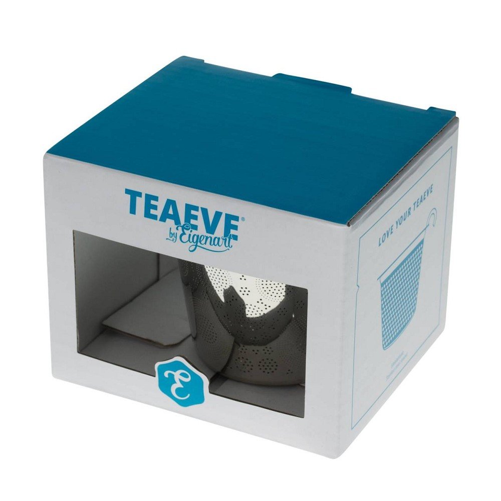 Eigenart Teaeve sitko ze stali nierdzewnej do porcelanowych kubków Teaeve w kolorze srebrnym, nie zawiera BPA, 89999
