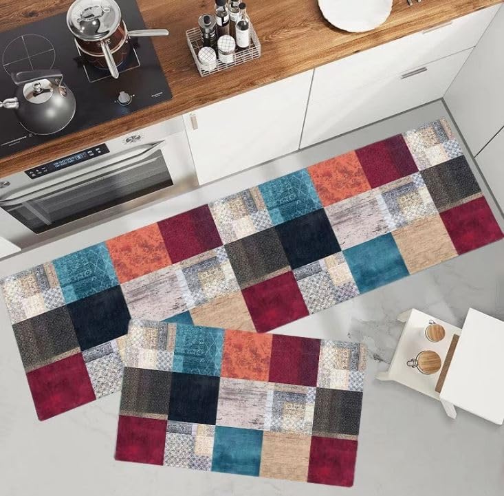 Abhsant Kitchen Mats for Floor 2 PCS, Rugs, Comfort Standing Desk Mats for Office, Home, Laundry Room (Short MAT - 28 * 17 INCH, Long MAT - 17 * 47 INCH) (Heart) (B0CL4DW9HC) Amazon Price History, Amazon Price Tracker