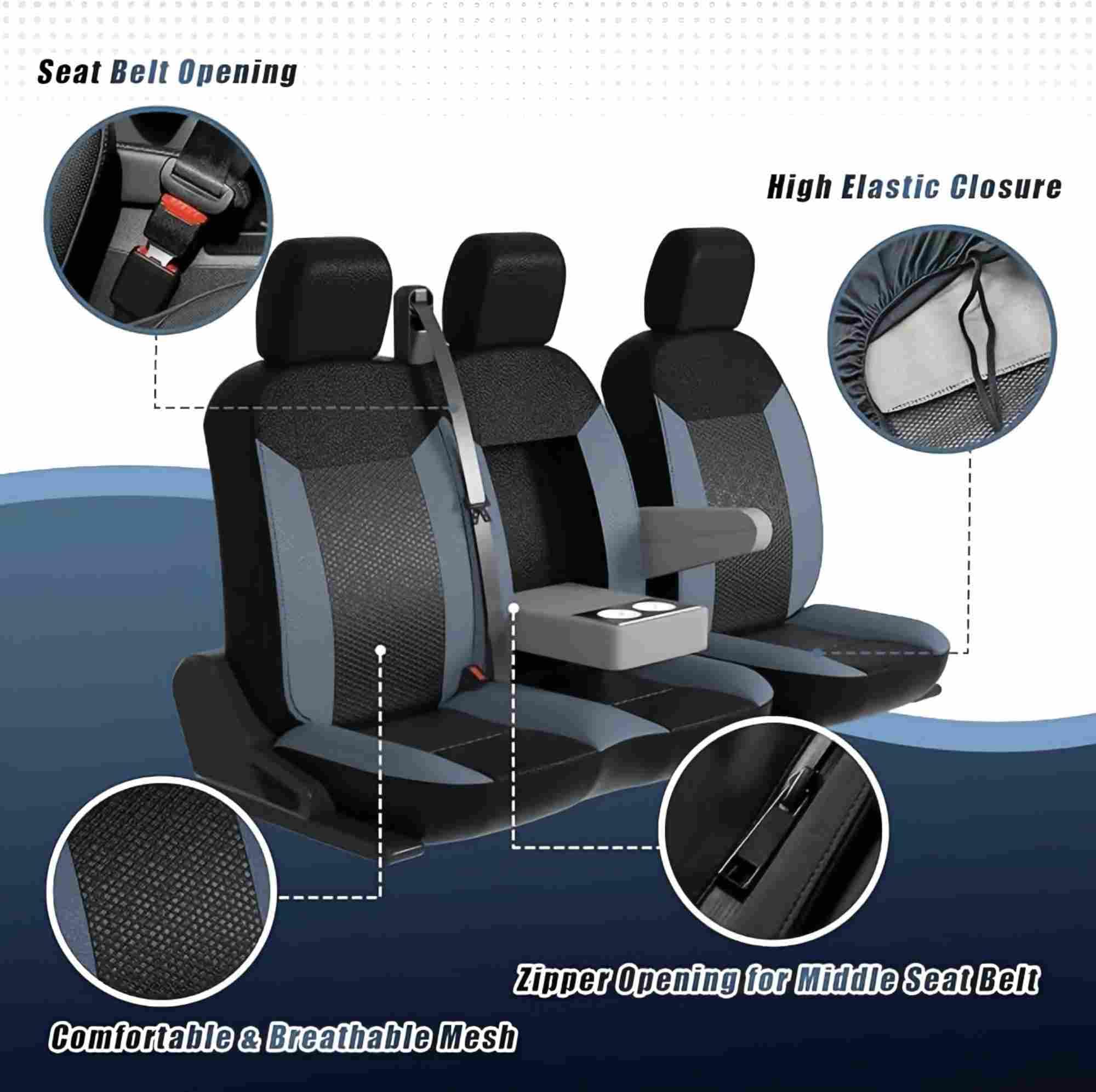 Funda Asiento furgon para Nissan Primastar Crew Van 2021-2026