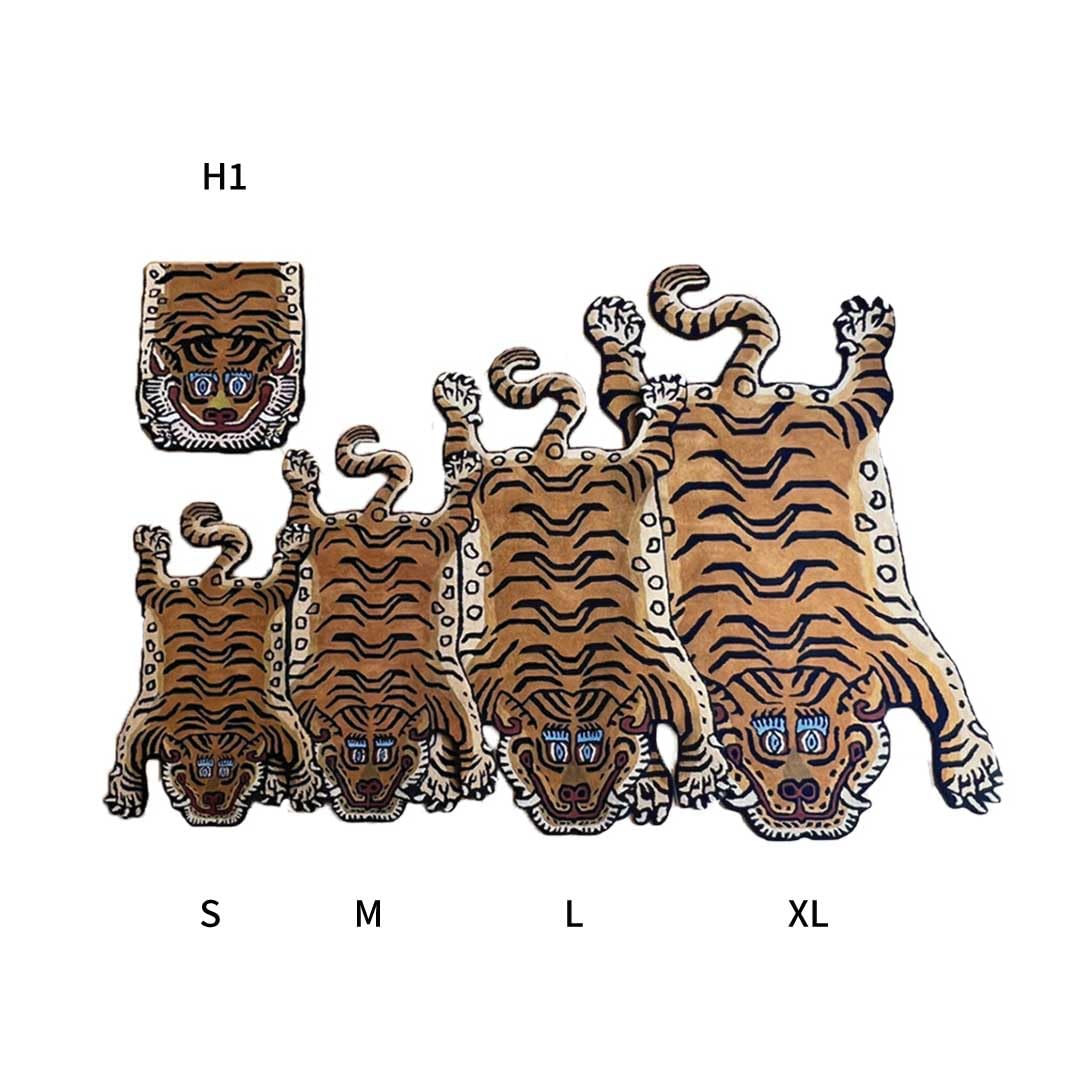 Amazon | チベタンタイガーラグ TIBETAN TIGER RUG H1-75 W70×D50cm