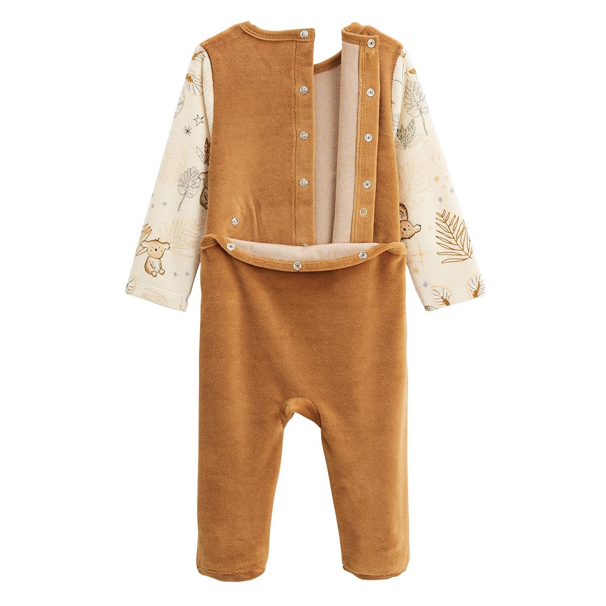 Petit Béguin - Lot de 2 Pyjamas bébé en Velours Constellation