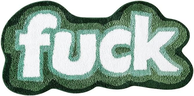 Miniatura 8 de RoomTalks Alfombras de pasillo divertidas y bonitas de 2 x 4.3 pies para dormitorio y baño, modernas y divertidas, color verde fresco, extra largas,