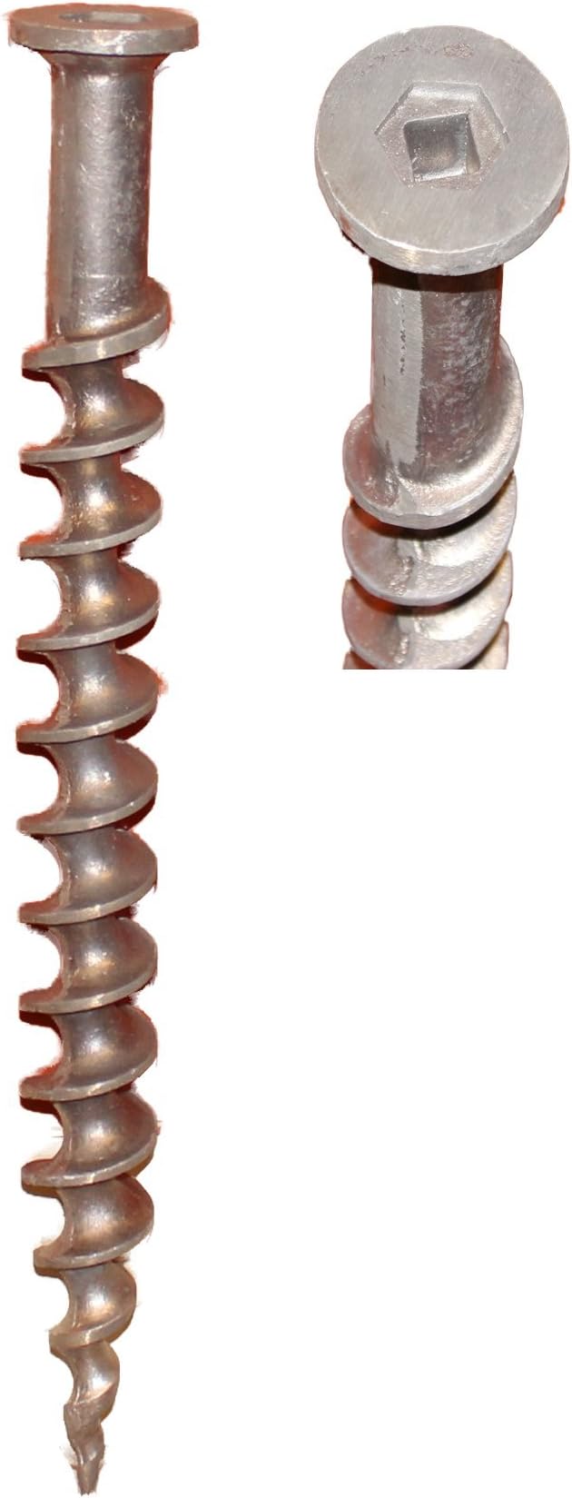 Penetrator 18" Aluminum Screw Earth Anchor-Holds up to 2,500lbs