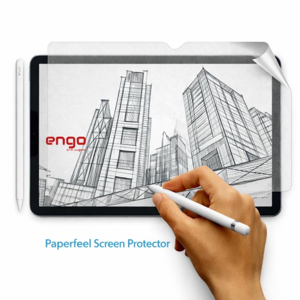 Engo Chuwi Hi10 X2 10.1 İnç İle Uyumlu Paperfeel Ekran Koruyucu Kağıt Hissi Veren Dokulu Mat Yüzey, Tablet Kalem Kullanımı, Not Alma Ve Çizim İçin