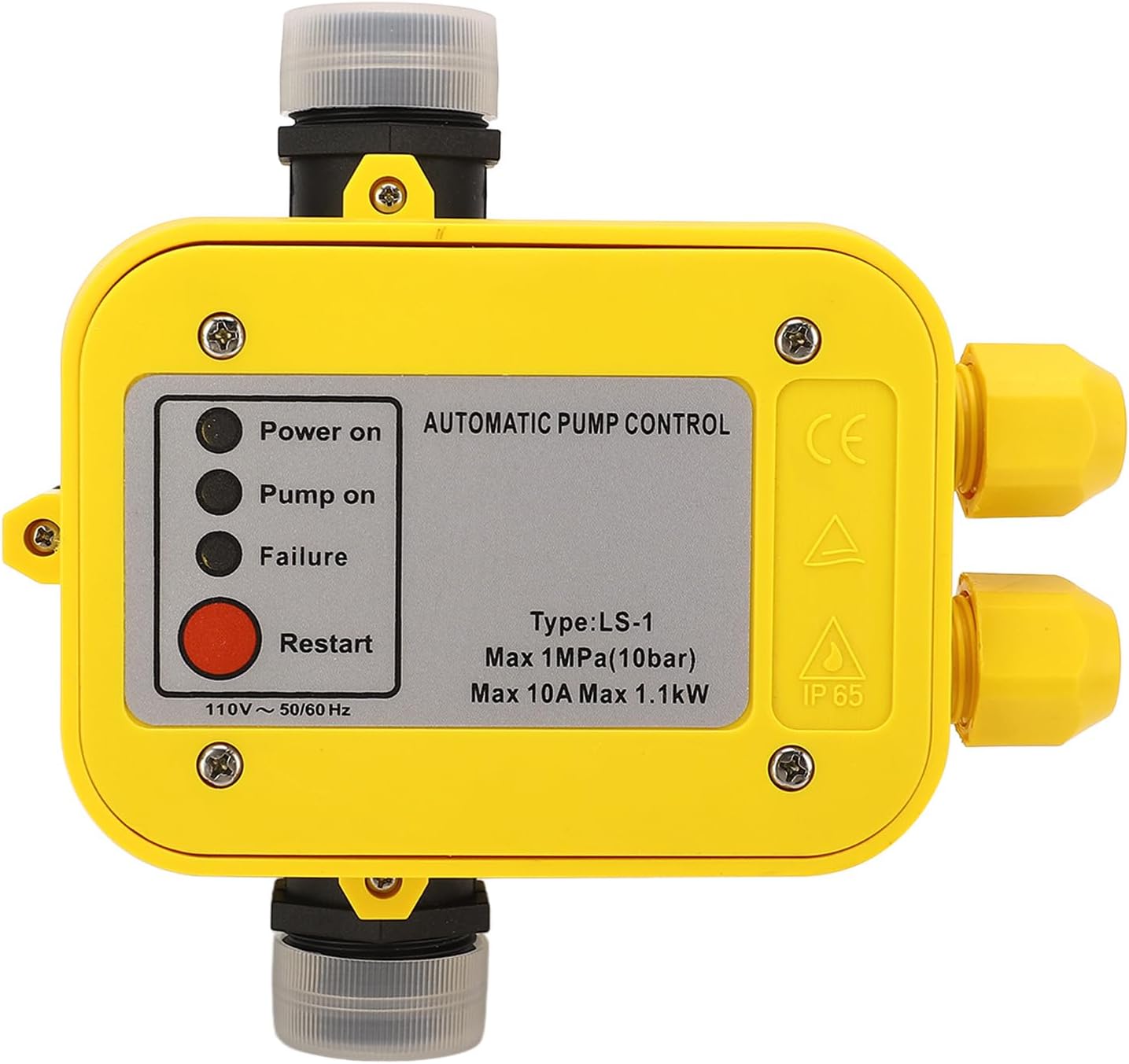 110V Automatic Pump Pressure Switch Electric Switch Controller 1.1KW