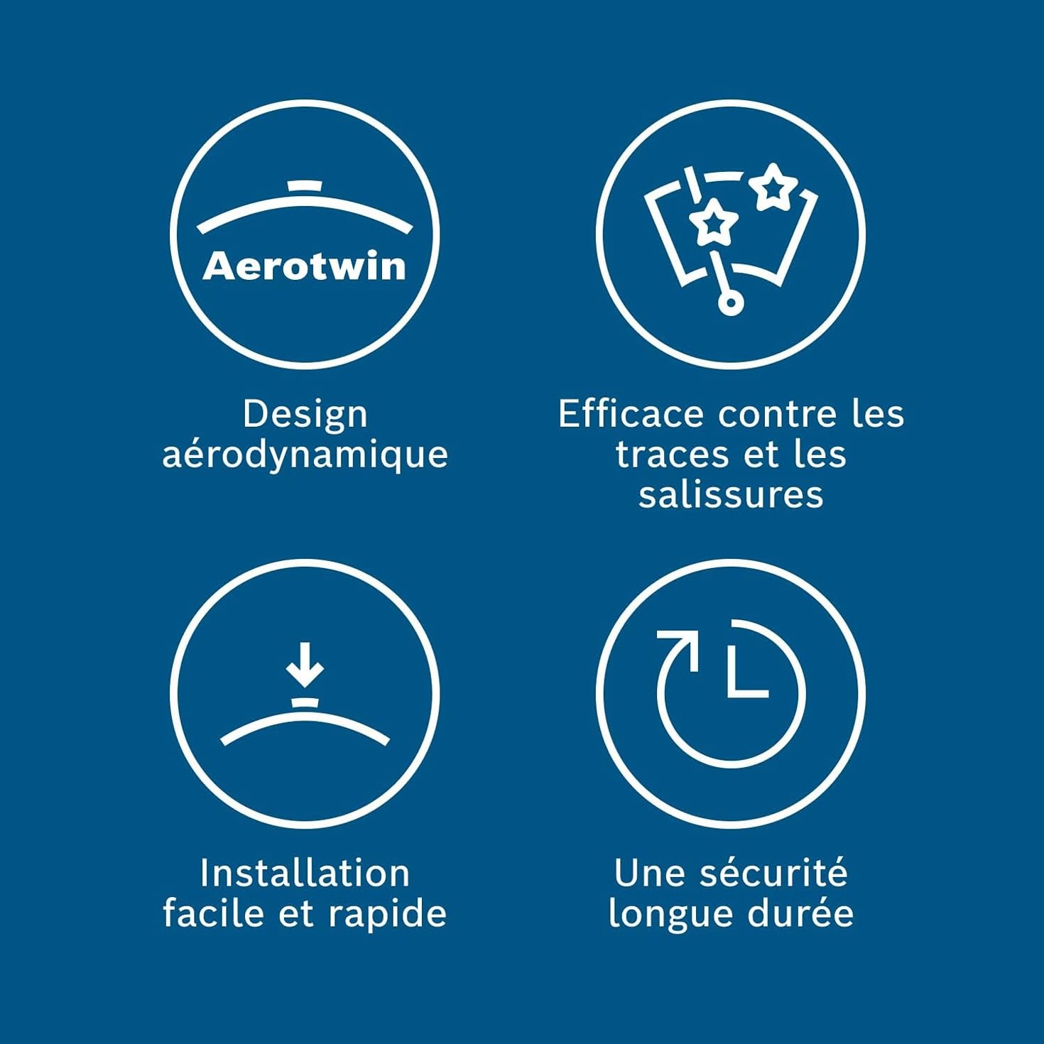 Bosch Aerotwin Aerotwin eA 979 S - Jeu de 2 Balais d'essuie-glaces de Remplacement Avant - Livrés avec Adaptateur Pré-assemblé - 600 mm / 475 mm - Boîte réduite pour moins de déchets
