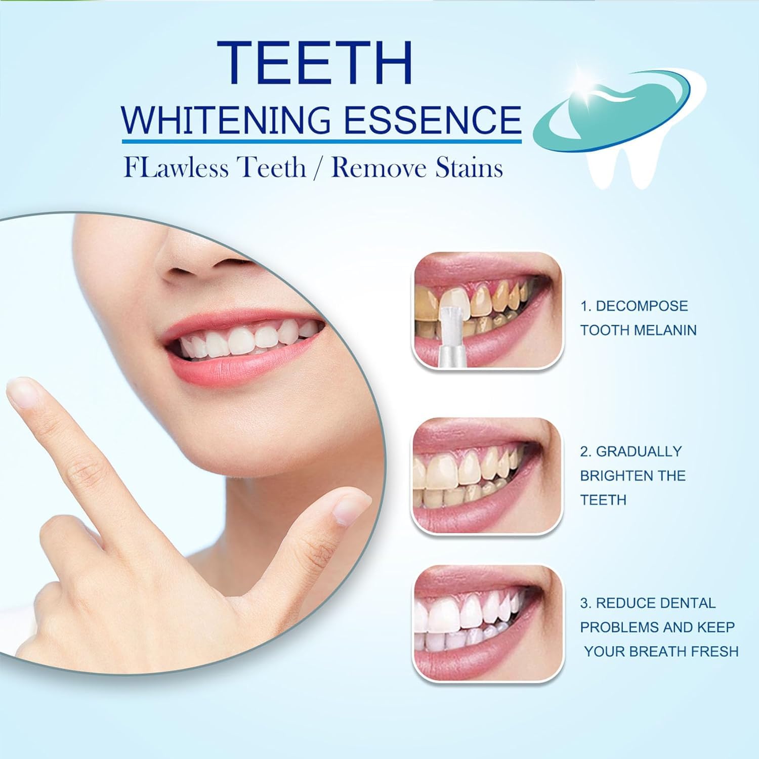 BLEEX Sérum Blanchissant Stylo, Le Stylo Blanchisseur Bleex, Gel Blanchiment Dentaire, éclaircit Instantanement, élimine Les Taches & Jaunissement, Pour Dents Sensibles, Facile à Appliquer (5)