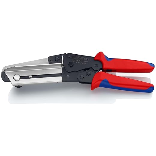 Knipex Vinyl Shears also for cable ducts burnished, with multi-component grips 275 mm 95 02 21