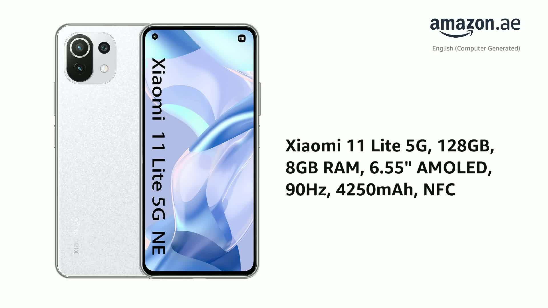 Xiaomi 11 Lite 5G Ne Dual Sim Amoled Display Snowflake White 8GB
