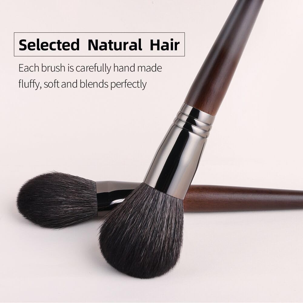 Naturale Capra Capelli Trucco Pennelli Set Professionale Kit brocha maquillaje pedzle do makijazu miscelazione sbavatura pennello shader