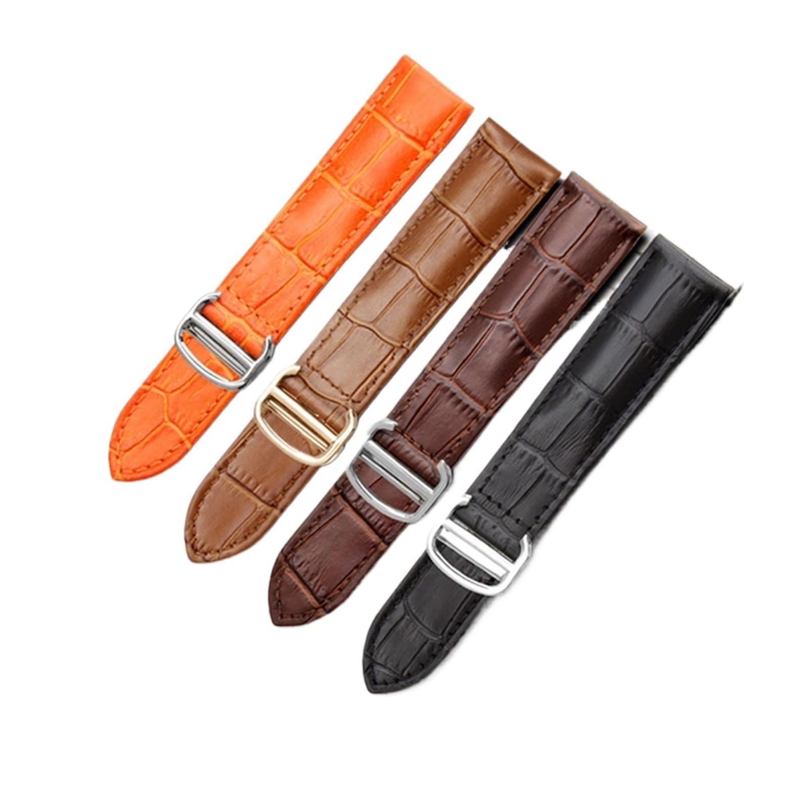NASUNJIA Bracelet de montre en cuir véritable, 18/20/22mm, Compatible avec hommes/femmes, bracelets de rechange compatibles avec Tank Solo