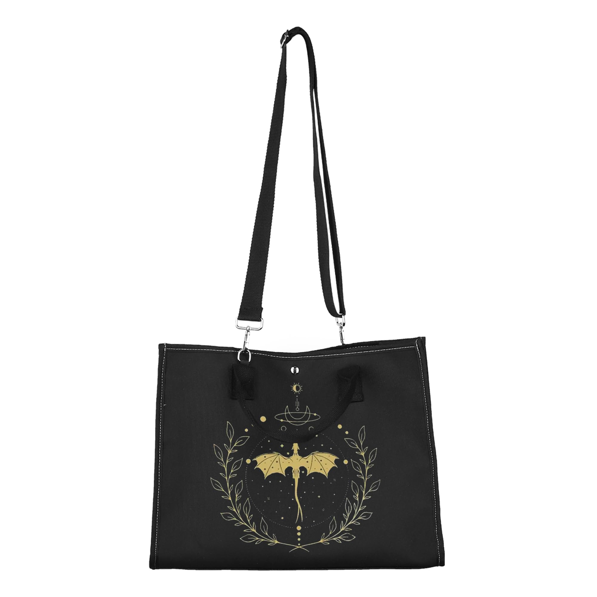 CMNIM Dragon Book Merch Book Lover Large Tote Bag Fantasy Book Series Gift Rider Gifts for Fans