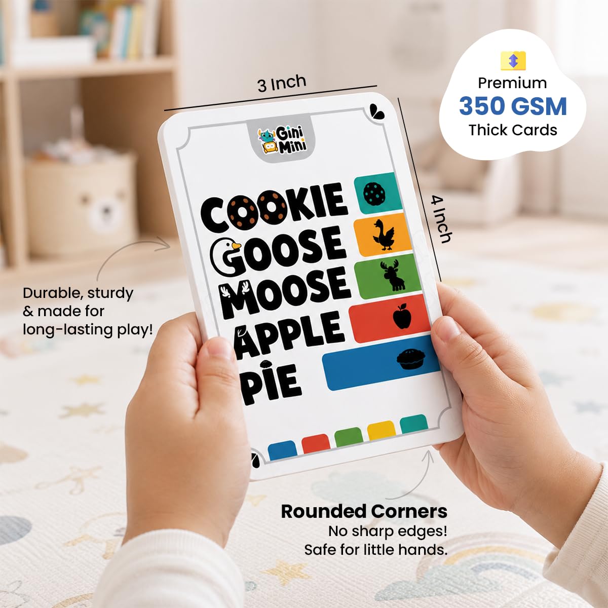 GiniMini Cookie Goose Moose Game - Family Card Game -3