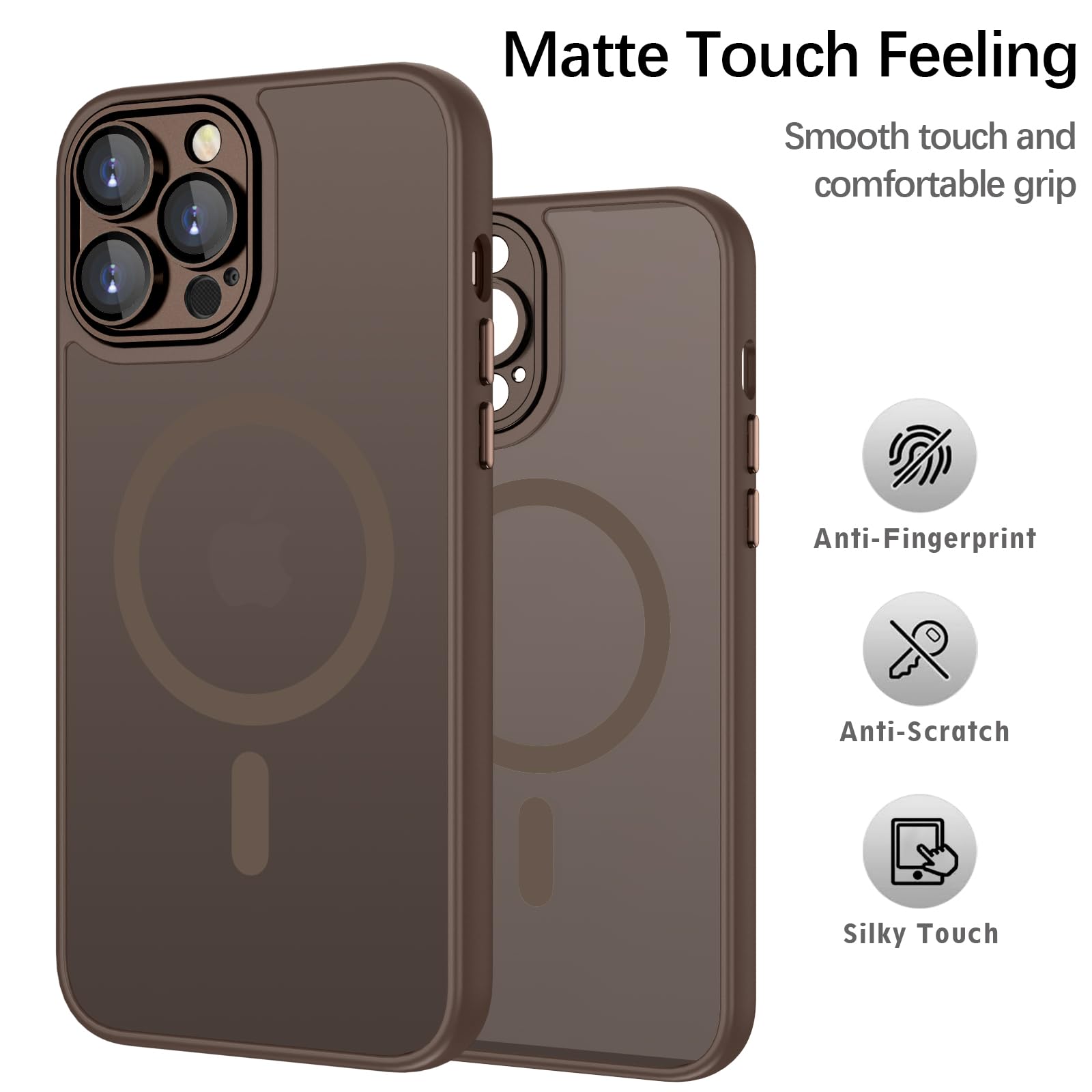 Custodia Magnetica Per IPhone 11 Pro – Compatibile MagSafe | Sottile, Opaca E Antigraffio | Protezione Fotocamera | YUANDMI