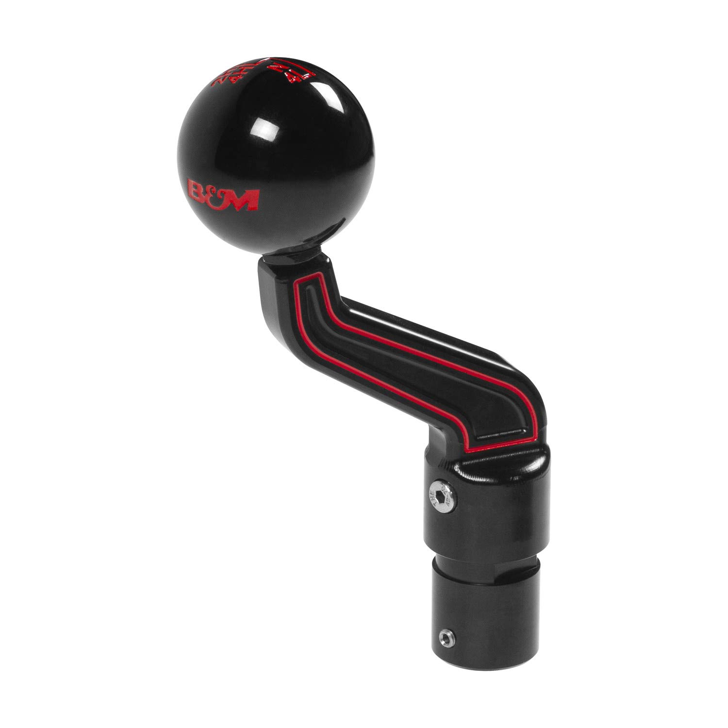 B&M Racing 18-20 Wrangler Jl, Extended Transfer Case Handle & Shift Knob, Black
