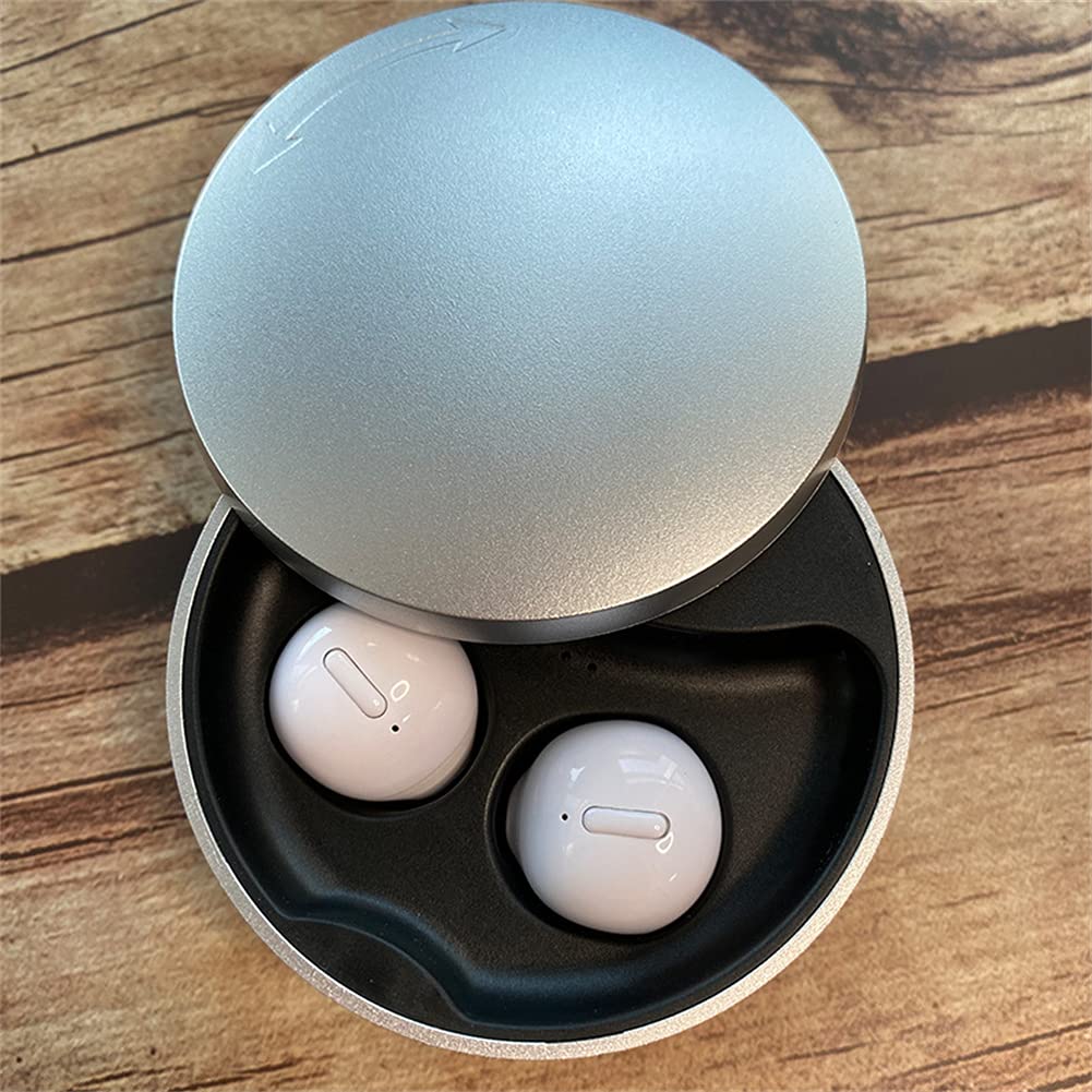 True Wireless Earbuds, Słuchawki Mini Bluetooth 5.0 w uchu z obudową ładowania, dźwięk stereo HIFI, do pracy, biura domowego,Black