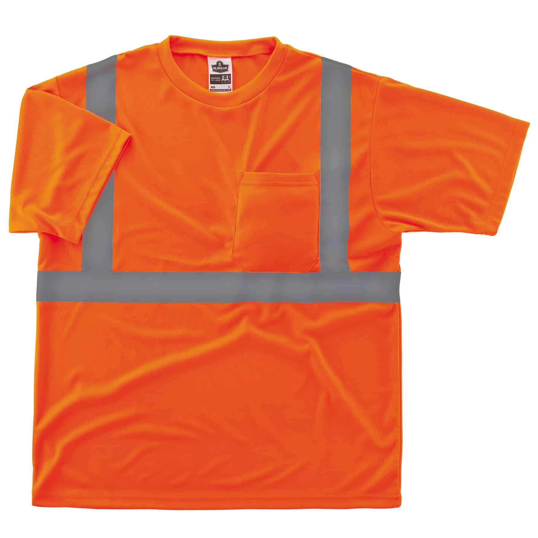 Ergodyne GloWear Class 2 Reflective Orange T-Shirt