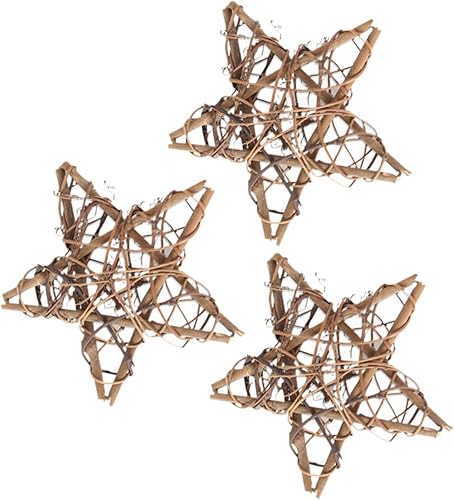 Miniatura 5 de Didiseaon 6 Pcs Christmas Tree Ball Rustic Wedding Party Wall Ornament Christmas Door Decorations Grapevine Wreath DIY Garland Accessories Christmas