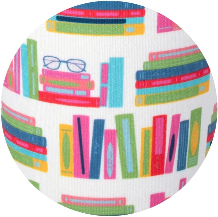 Swig Life Large Iced Cup Coolie, 30-32oz Iced Coffee Cup Insulator Sleeve with Handle, Neoprene Insulated Coolie Keeps Drinks Cold (Book Club) - Image 2