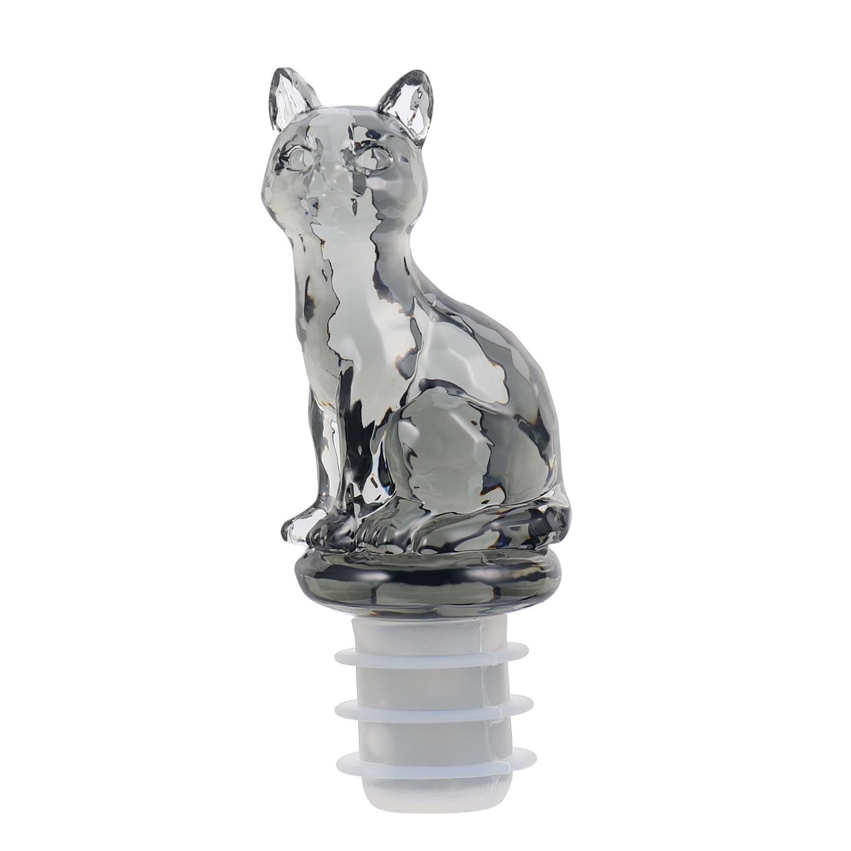 DECHOUS 1pc Creative Cat-shaped Wine Bottle Stopper Reusable ...