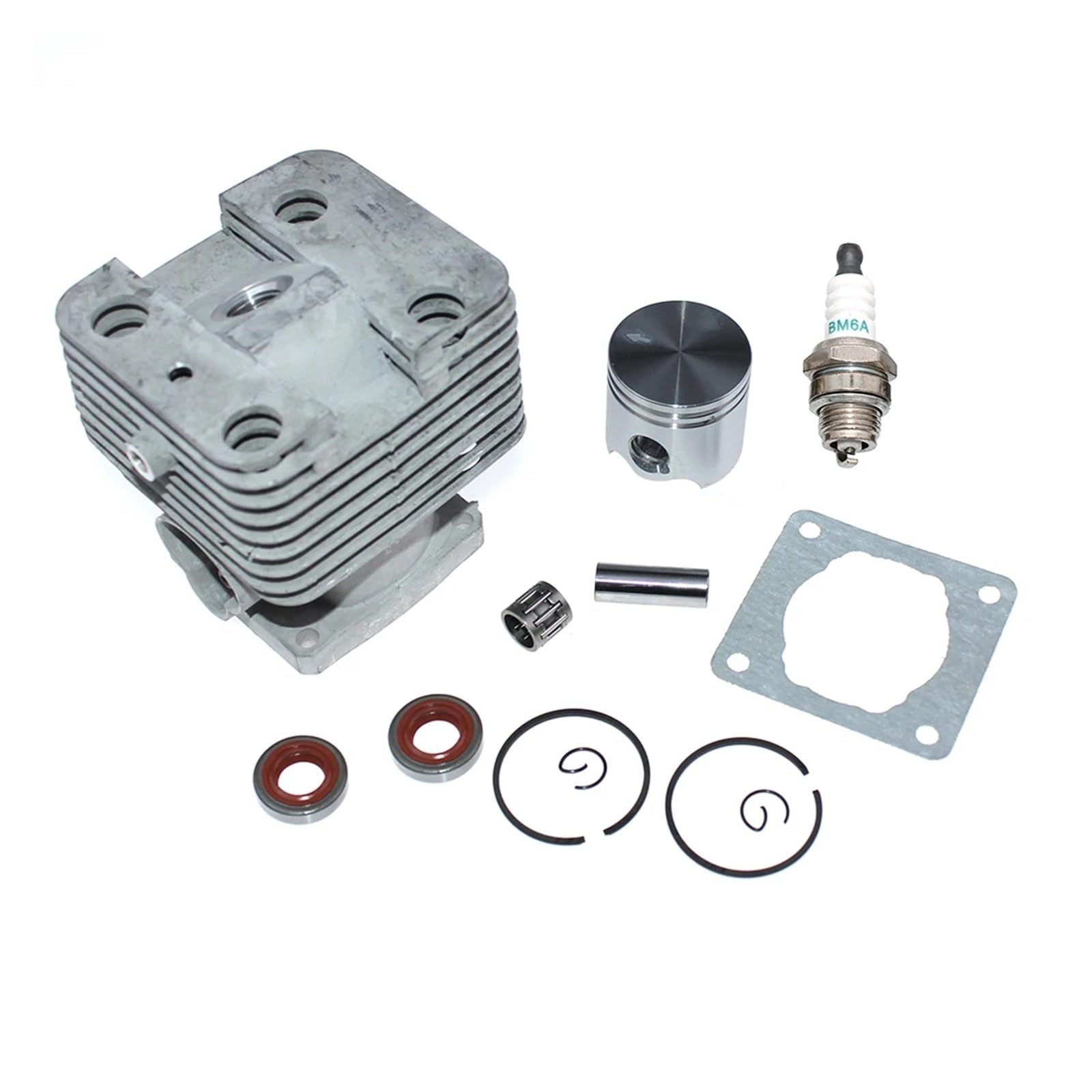 Dingmao Kits de pistón de cilindro de 38MM compatibles con desbrozadora Sthil, limpieza FS200 FS200R 41340201212 41340201207