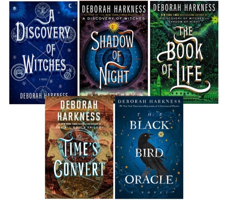 All Souls Series 5 Books Set - Hardcover Edition - A Discovery of Witches, Shadow of Night, The Book of Life, Time's Convert, The Black Bird Oracle