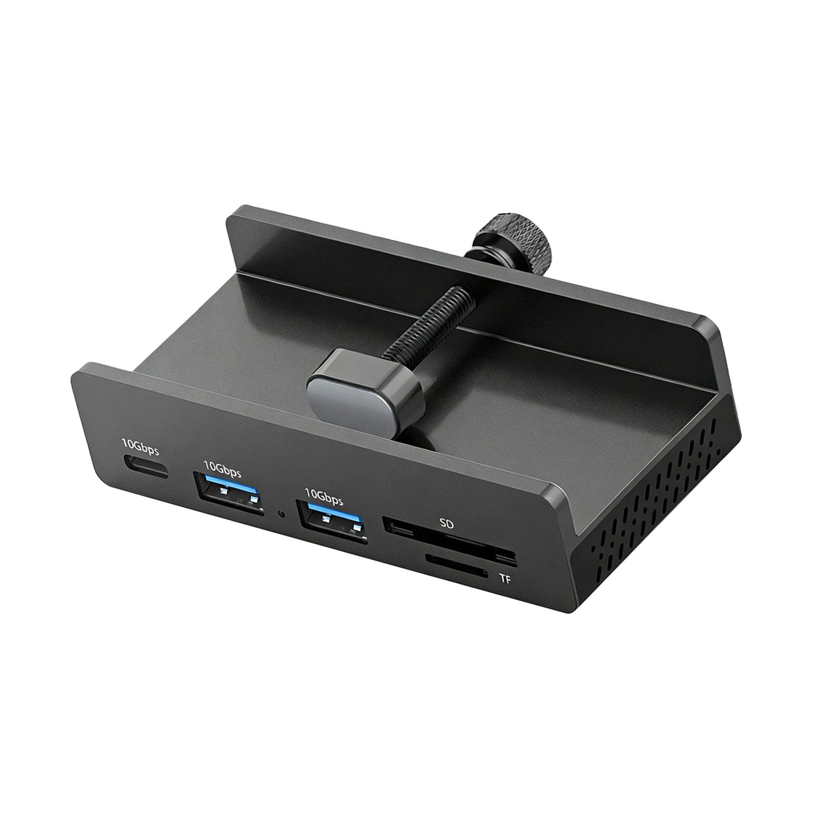 Hub USB C liviano con Video Puntiagudo, Carga rápida de 60 Hz y lectores de Tarjetas para computadoras de Escritorio Hub USB C con Clip