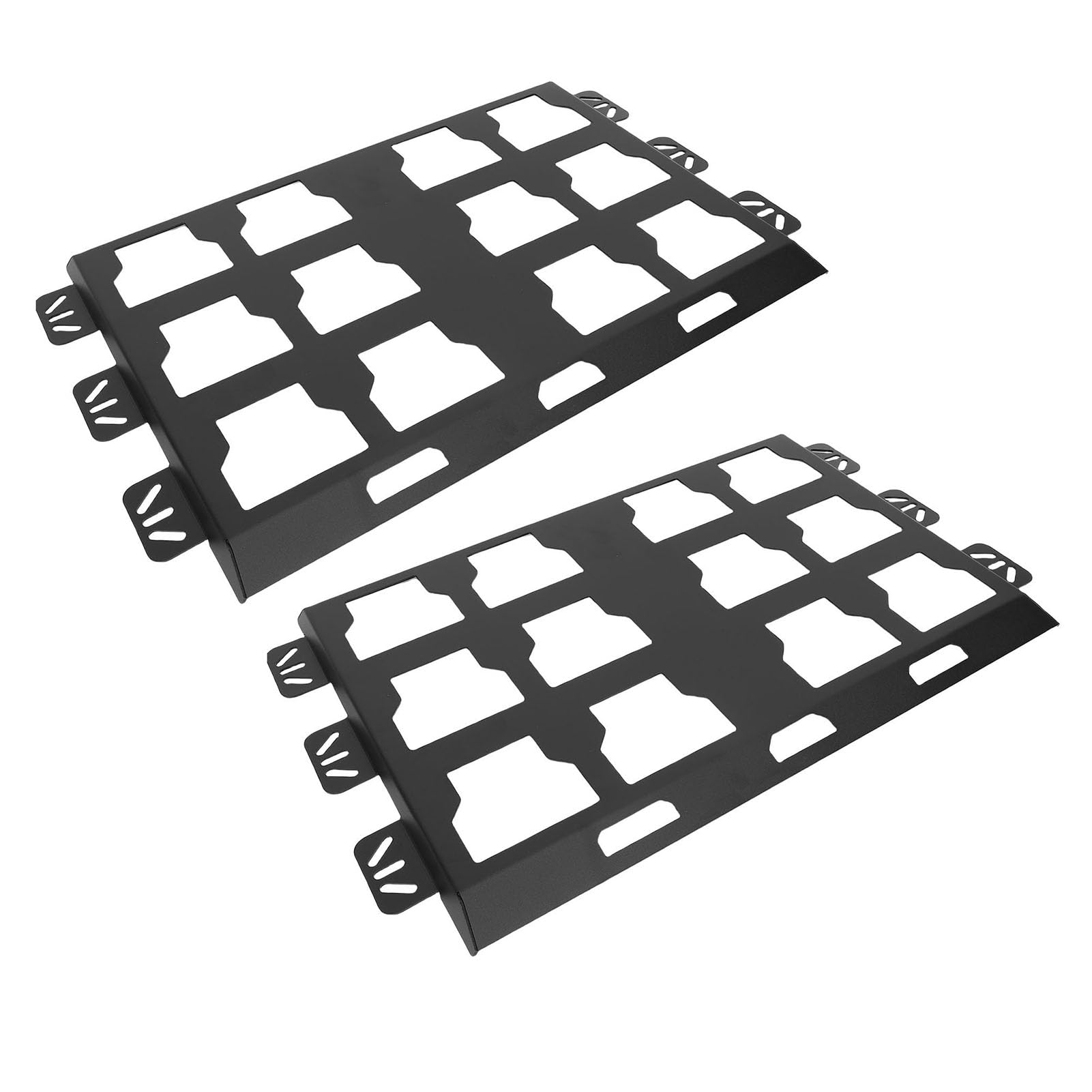 Placa de Montaje Genérica para Caja de Herramientas, Base de Metal con Bloqueo Seguro para Caja de Herramientas, Montaje en Pared o Plataforma de Camión, Adecuado para Varios Vehículos y