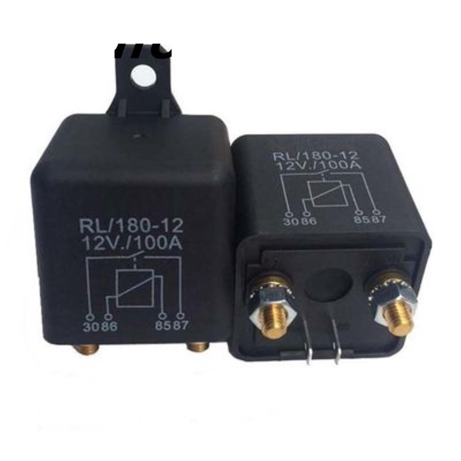 Relé de arranque automotriz de 24V y 120A con conector de 4 pines 3
