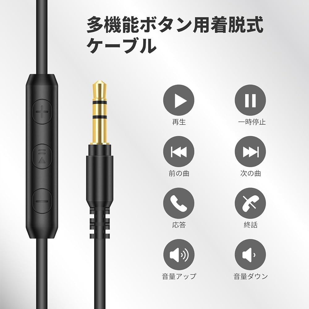 Amazon.co.jp: Srhythm HD75 有線ヘッドホン オーバーイヤー型