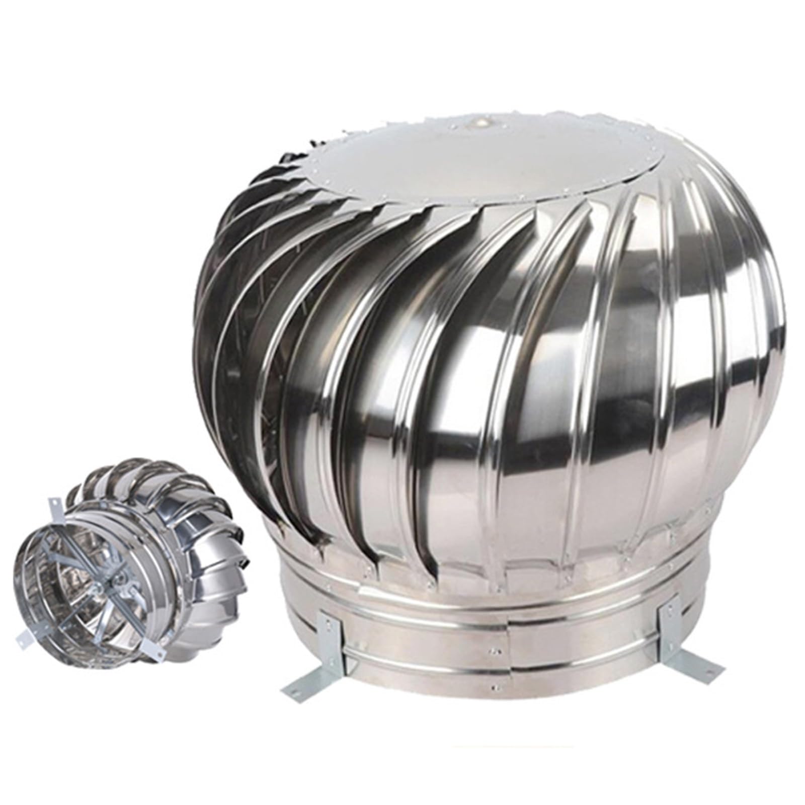 Ventilateur de toit pour grenier extracteur d'air de ferme en acier inoxydable